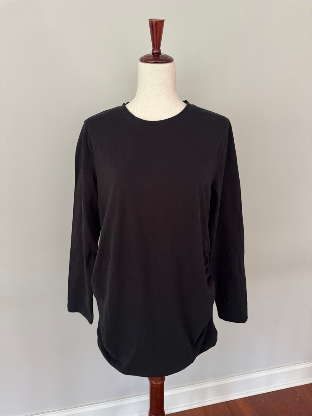 J. Crew Maternity Black Long Sleeve Crewneck Tee